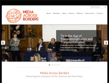 Tablet Screenshot of mediaacrossborders.com